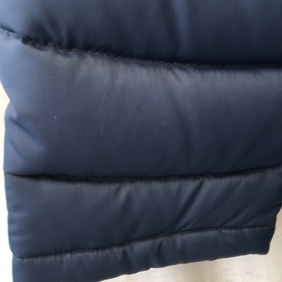 NEW Down Winter coat by Weather Proof( Large)blue -grey with hood - Picture 6 of 10